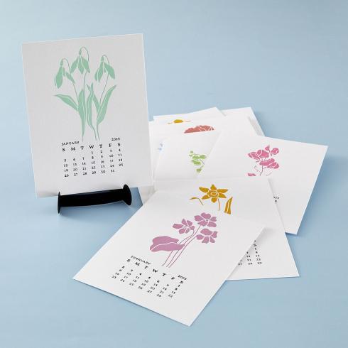 Spellbinders - Buchdrucktechnik "2025 DIY Calendar" BetterPress Plate & Dies