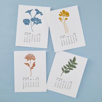 Spellbinders - Buchdrucktechnik "Florals Through the Year Bundle" BetterPress Plate