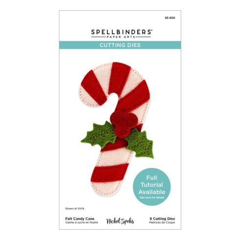 Spellbinders - Stanzschablone "Felt Candy Cane" Dies