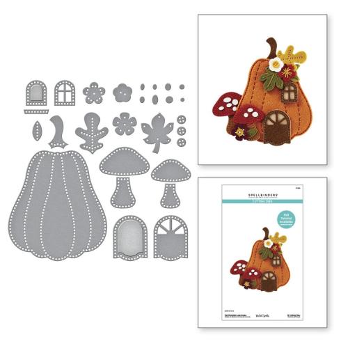 Spellbinders - Stanzschablone "Felt Pumpkin Lane House" Dies