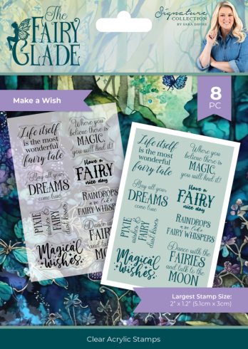 Crafters Companion - Stempelset "Make a Wish" Clear Stamps