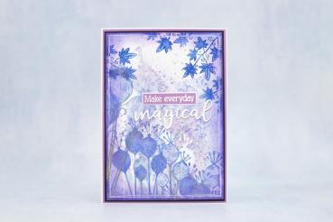 Crafters Companion - Stempelset & Stanzschablone "Sprinkle of Magic" Stamp & Dies