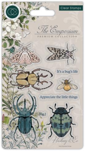 Craft Consortium - Stempelset "Beetles" Clear Stamps