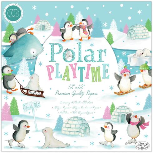 Craft Consortium - Designpapier "Polar Partytime" Paper Pad 12x12 Inch - 40 Bogen