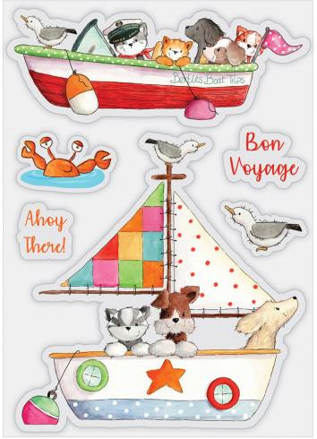 Craft Consortium - Stempelset "Bon Voyage" Clear Stamps