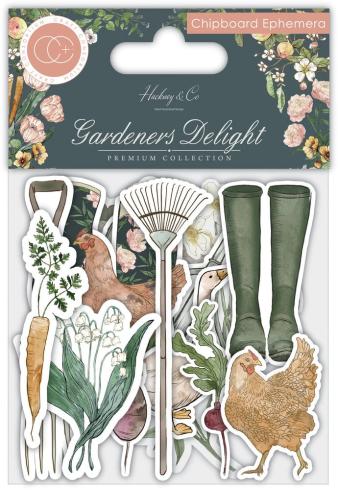 Craft Consortium - Stanzteile "Gardeners Delight" Chipboard Ephemera