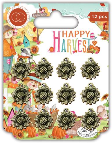 Craft Consortium - Metallanhänger "Happy Harvest" Metal Charms