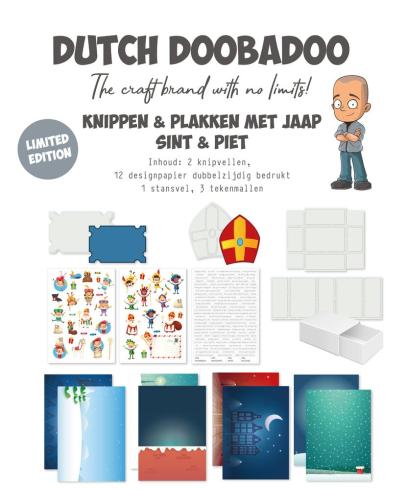 Dutch Doobadoo - Papier Kit "Sint en Piet" Crafty Kit - 12 Bogen