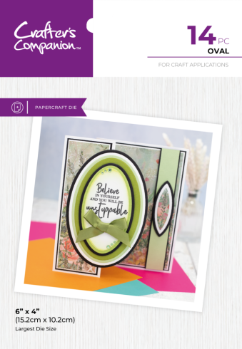 Crafters Companion - Stanzschablone "Oval" Dies