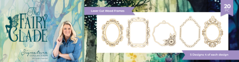 Crafters Companion - Holzrahmen "Fairy Glade" Laser Cut Wood Frames