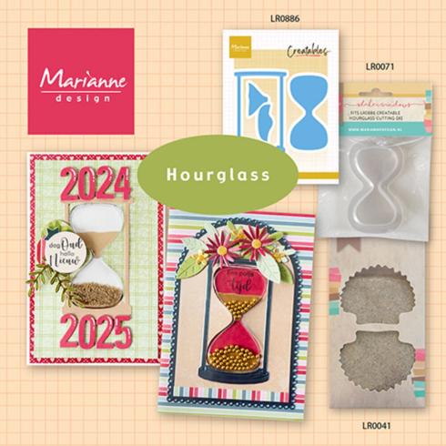 Marianne Design - Präge- und Stanzschablone "Hourglas" Creatables Dies