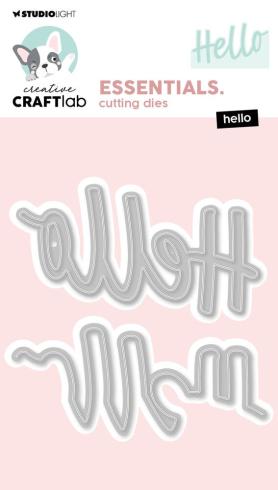 Creative Craft Lab - Studio Light - Stanzschablone "Hello" Dies