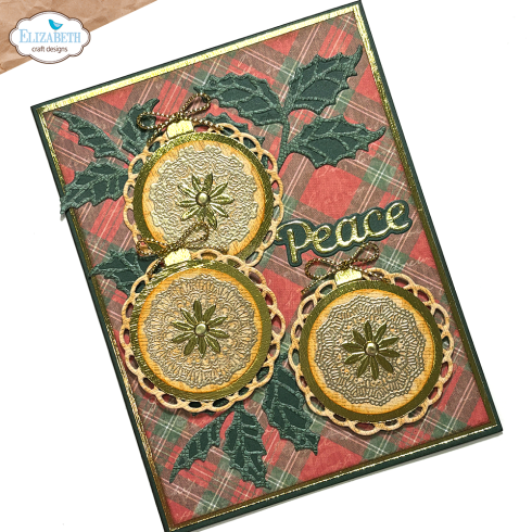 Elizabeth Craft Designs - Stempel & Stanzeschablone "Small Doilies & Tabs" Stamp & Dies