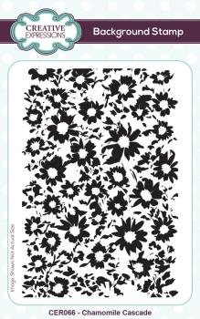 Creative Expressions - Gummistempel 10,2x15,2cm "Chamomile Cascade" Rubber Stamp