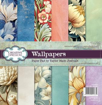 Creative Expressions - Designpapier "Wallpapers" Paper Pack 8x8 Inch - 24 Bogen  