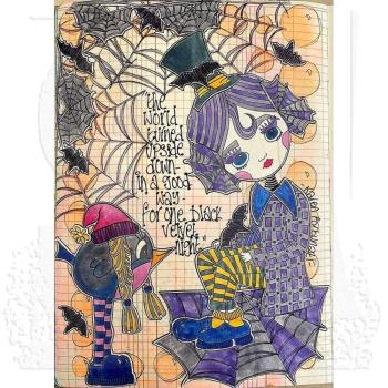 Stampers Anonymous - Gummistempelset "Going Batty" Dylusions Cling Stamp Design by Dyan Reaveley