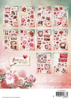 Studio Light - Stanzteile "Love of My Life" Die Cut Block - 20 Bogen