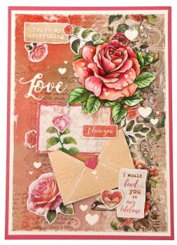 Studio Light - Stanzteile "Love of My Life" Die Cut Block - 20 Bogen