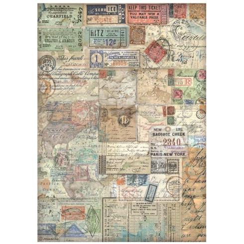 Stamperia - Decopatch Papier "Selection" Decoupage A4 - 6 Bogen  