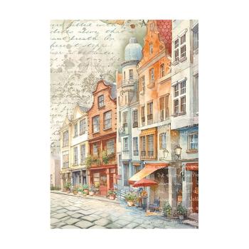 Stamperia - Decopatch Papier "Backgrounds" Decoupage A6 - 8 Bogen  