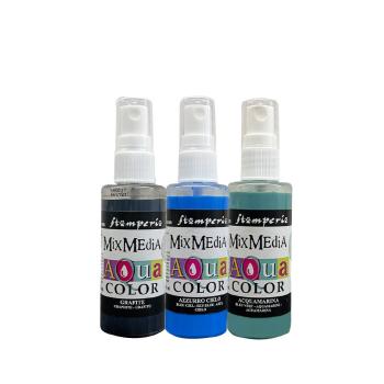 Stamperia - Aquarellfarbe "Art of Travelling" Aquacolor Paint Kit 3x30ml