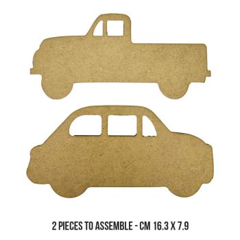 Stamperia - Holzteile "Cars and Truck" MDF Crafty Shapes Blanks