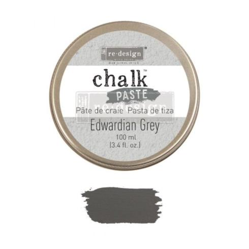 Re-Design with Prima - Kreidefarbe "Edwardian Grey" Chalk Paste 100ml