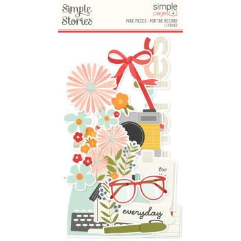 Simple Stories - Stanzteile "For The Record" Die Cuts