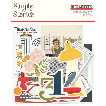 Simple Stories - Stanzteile "For The Record"  Bits & Pieces 