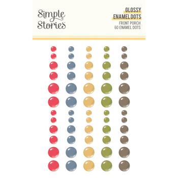 Simple Stories - Enamel Dots "Front Porch" 60 Stück 