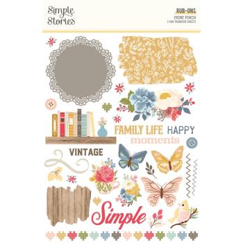 Simple Stories - Transfer Sticker "Front Porch" Rub Ons