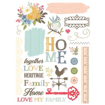 Simple Stories - Transfer Sticker "Front Porch" Rub Ons