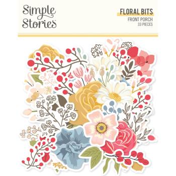 Simple Stories - Stanzteile "Front Porch" Floral Bits & Pieces 