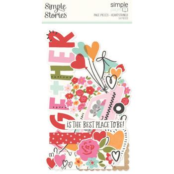 Simple Stories - Stanzteile "Heartstrings" Die Cuts