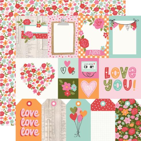 Simple Stories - Collections Kit "Heartstrings" 12 Bogen Designpapier