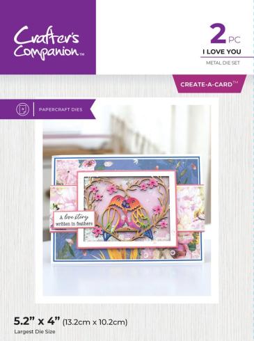 Crafters Companion - Stanzschablone "I Love You" Dies