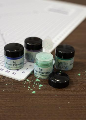 Crafters Companion - Perlenpulver "Fairy Glade" Pearl Powder 4er Set 