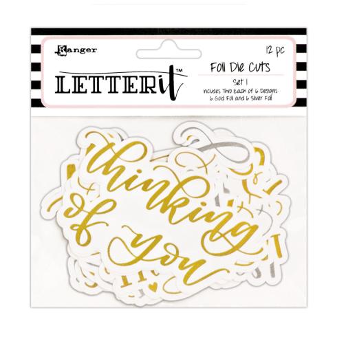 Ranger - Stanzteile "Letter it 1" Die Cuts