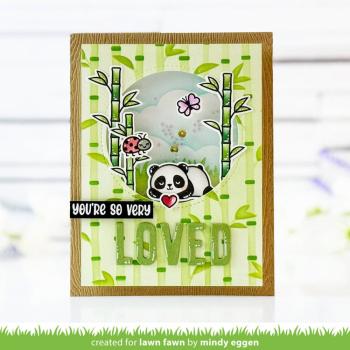 Lawn Fawn - Schablone "Bamboo" Stencil