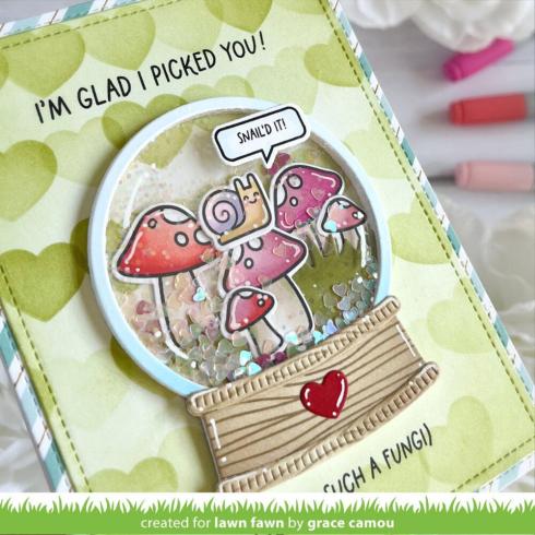 Lawn Fawn - Stempelset "To My Fungi" Clear Stamps