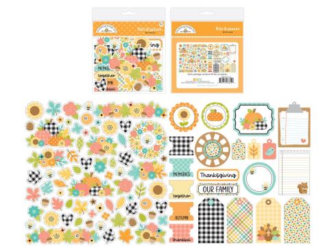 Doodlebug Design - Stanzteile "Farmhouse" Bits & Pieces