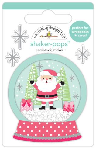 Doodlebug Design - Dimensional-Sticker "Tinsel Time Merry Little Christmas" Shaker-Pops