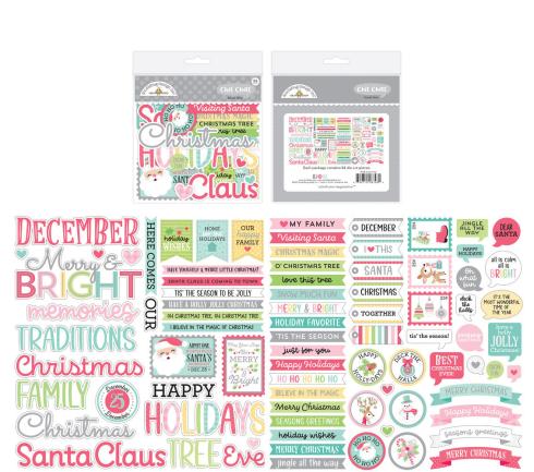 Doodlebug Design - Stanzteile "Tinsel Time" Chit Chat