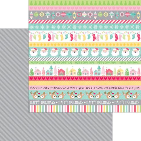 Doodlebug Design - Designpapier  "Tinsel Time " Paper Pack 12x12 Inch - 12 Bogen