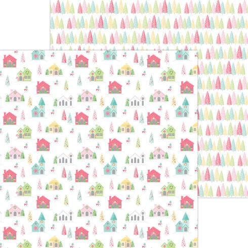 Doodlebug Design - Designpapier  "Tinsel Time " Paper Pack 12x12 Inch - 12 Bogen