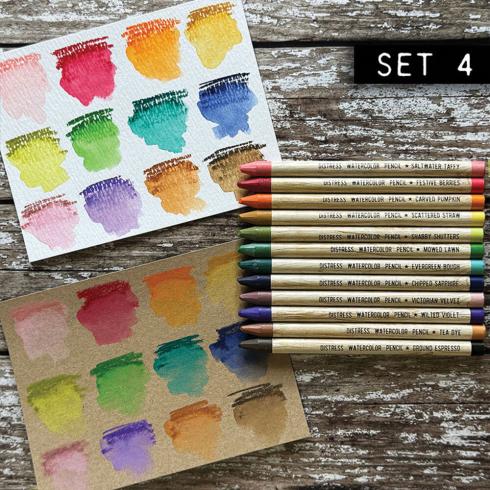 Ranger - Distress Watercolor Pencils Kit 4