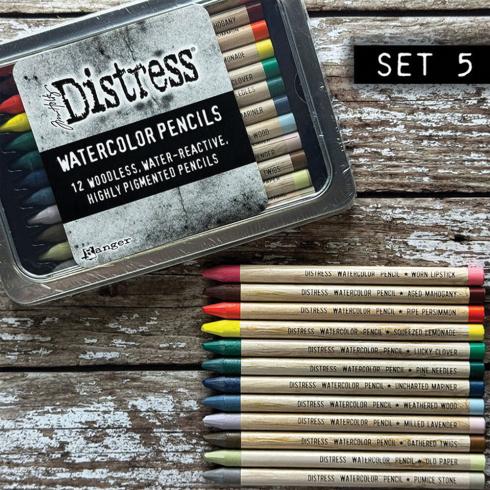 Ranger - Distress Watercolor Pencils Kit 5