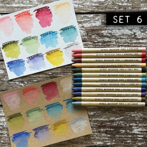 Ranger - Distress Watercolor Pencils Kit 6