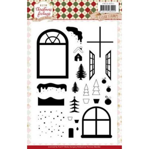 Nellie Snellen - Stempelset "Warm Christmas Feelings" Clear Stamps 