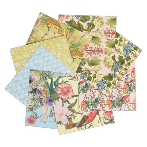 Papermania - Designpapier "Tropical" Paper Pack 12x12 Inch - 32 Bogen